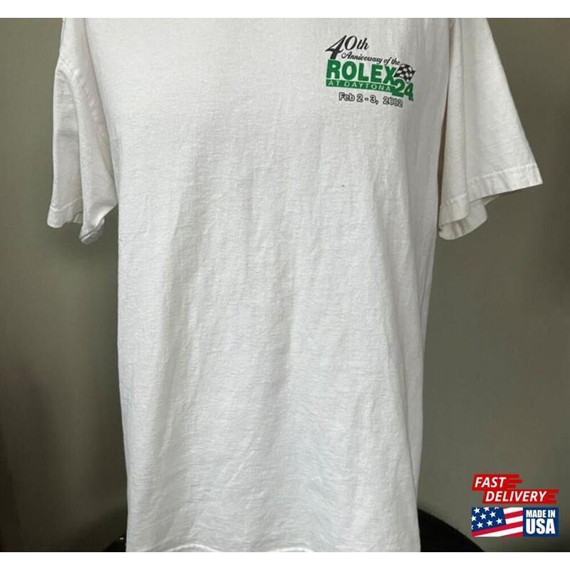 Rolex 24hrs Of Daytona 40th Anniversary 2002 Tshirt